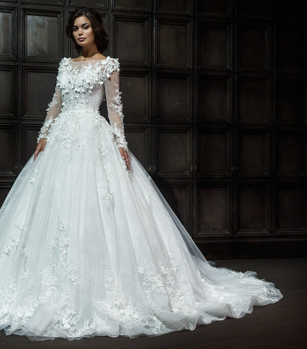 17170-2 Lace Wedding Dress